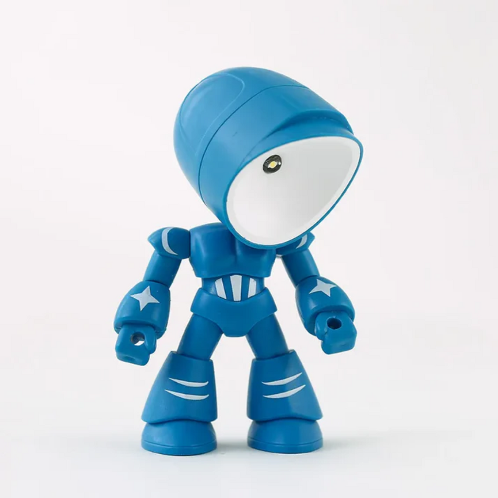 Lekfull robotbordslampa med varmt LED-sken | elesira
