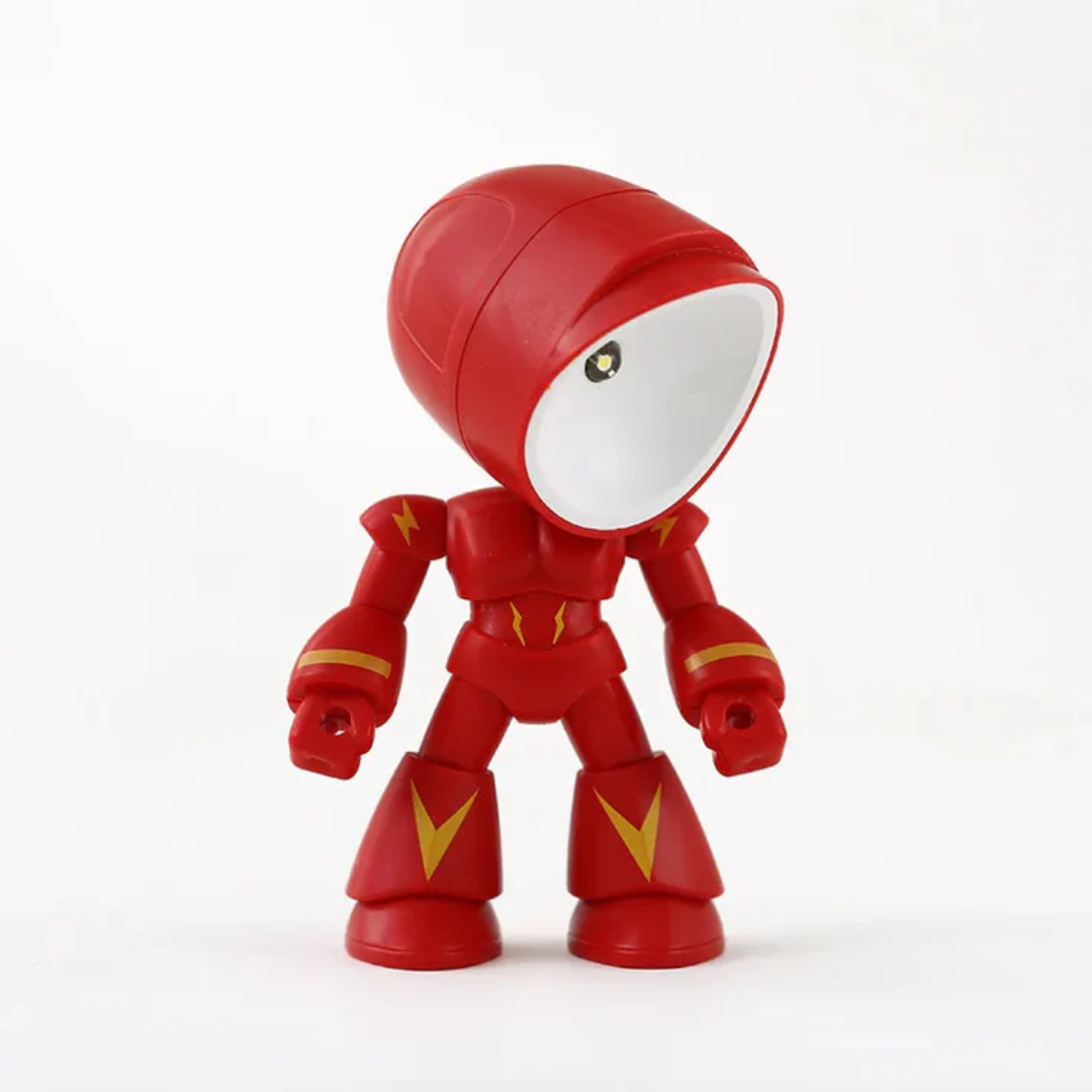 Lekfull robotbordslampa med varmt LED-sken | elesira