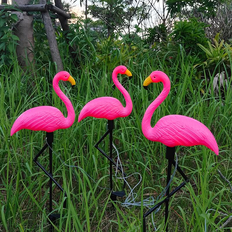 Solar Garden Light in Flamingo Design for Outdoor Decoration | elesira