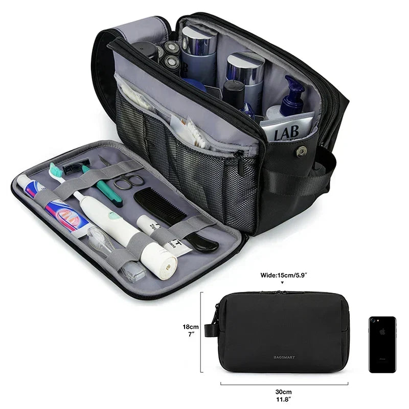 Organiseur de voyage étanche polyvalent pour articles de toilette et cosmétiques | elesira