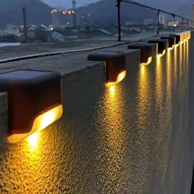 Ledtrapverlichting op zonne-energie voor buitendecoratie van de tuin | elesira