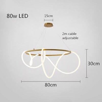 The Soran Swirl Chandelier | elesira