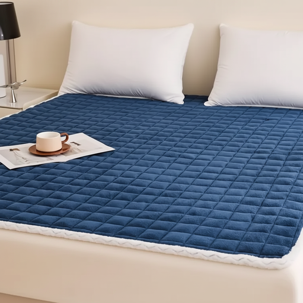 Protecție moale din catifea pentru pat, pentru un confort plăcut, ca de lapte | elesira