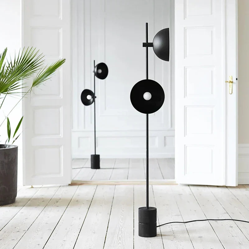 Black Minimalist Floor Lamp | Sleek and Stylish Illumination | elesira