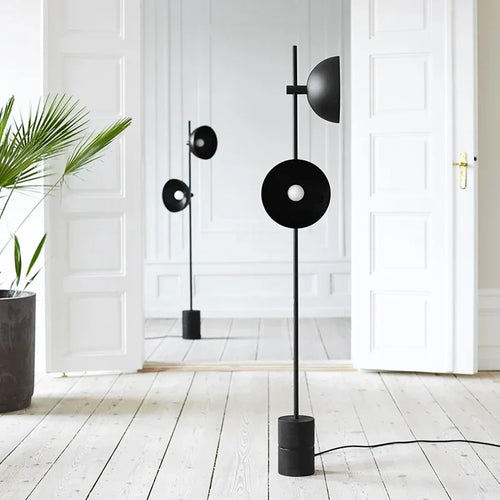 Black Minimalist Floor Lamp | Sleek and Stylish Illumination | elesira