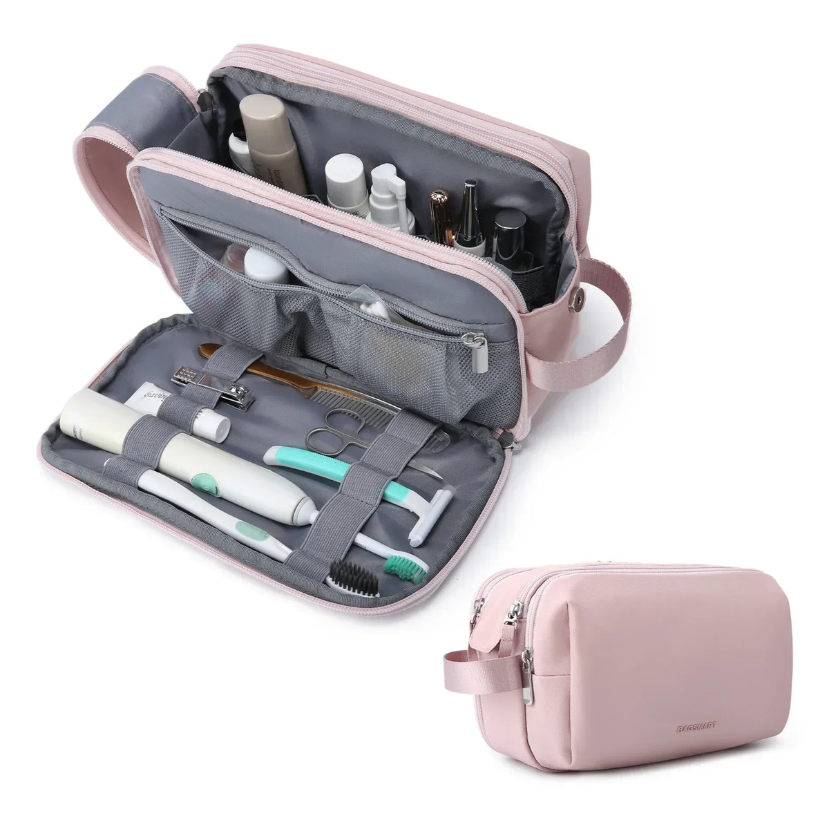 Organiseur de voyage étanche polyvalent pour articles de toilette et cosmétiques | elesira