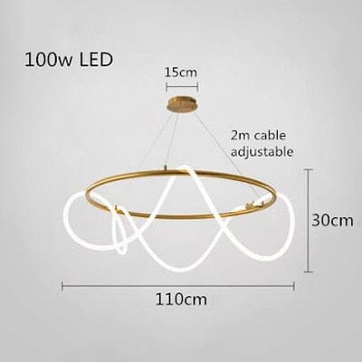 The Soran Swirl Chandelier | elesira