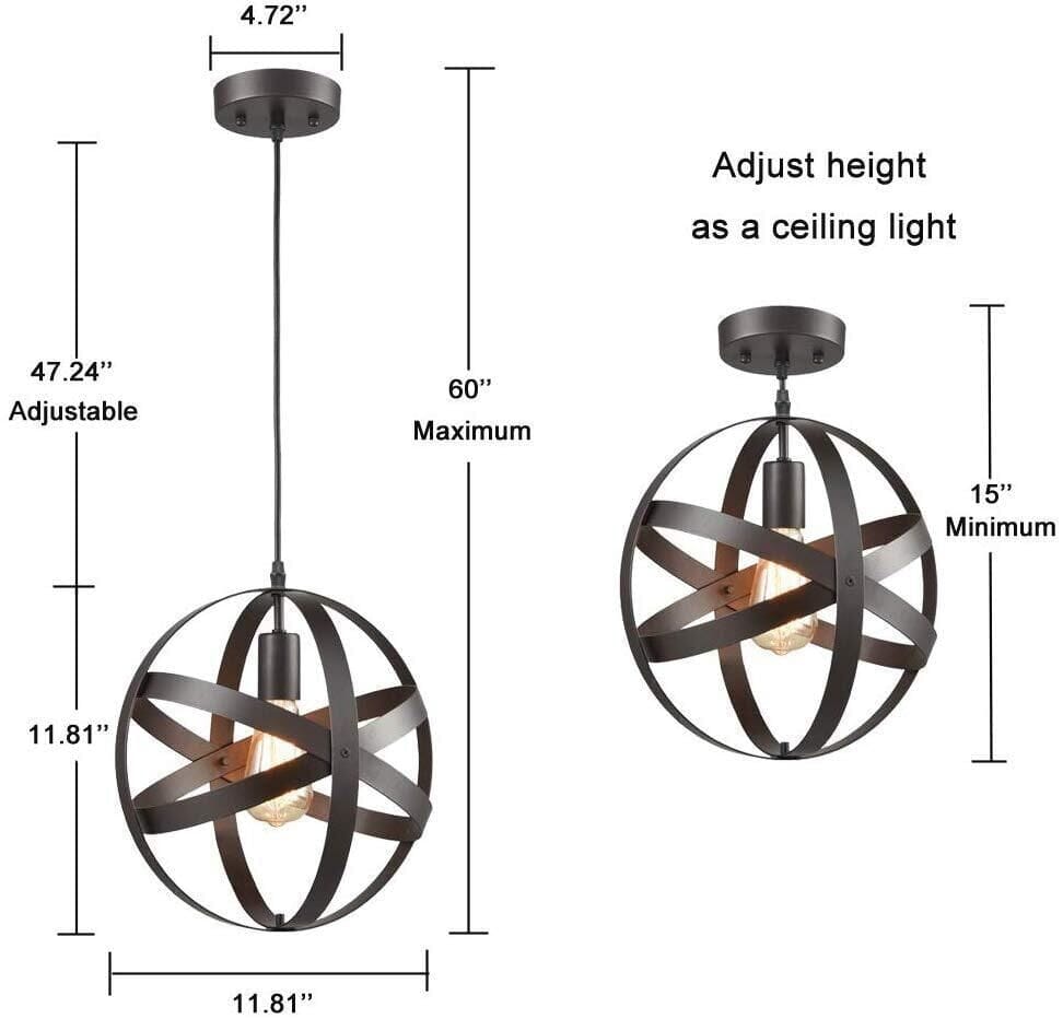 The Nordic Iron Farmhouse Chandelier | elesira