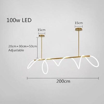 The Soran Swirl Chandelier | elesira
