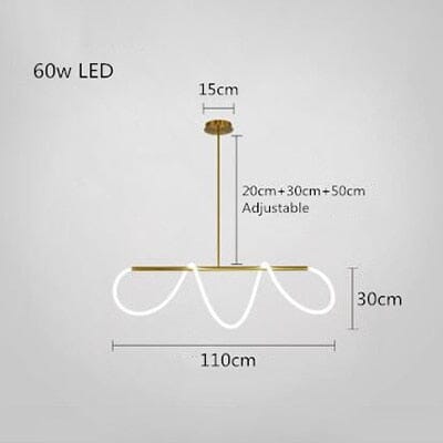 The Soran Swirl Chandelier | elesira