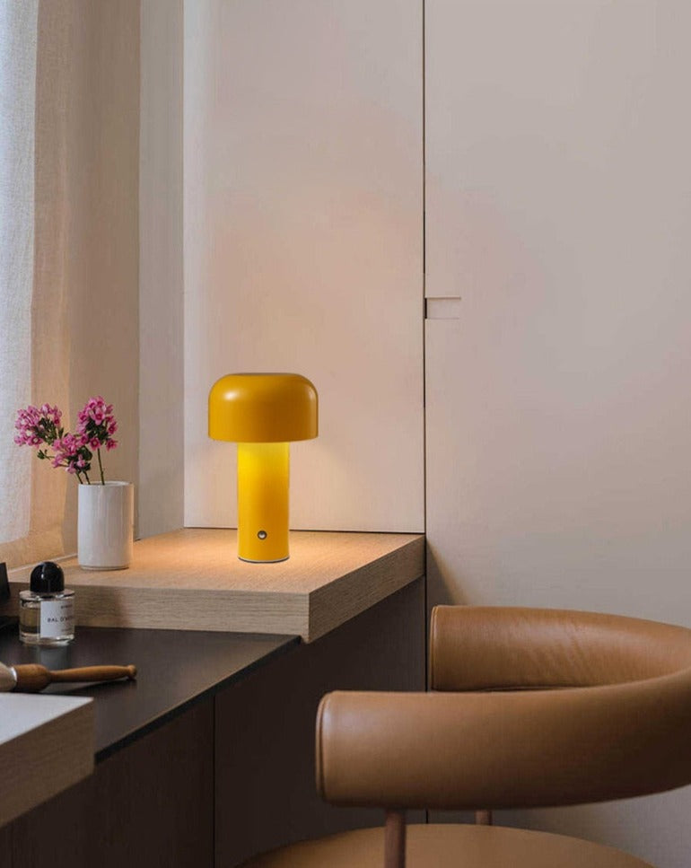 Stolní bezdrátová lampa ve tvaru houby v italském stylu | elesira
