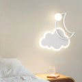 Minimalistisk LED-væglampe med sky- og månemotiv | elesira