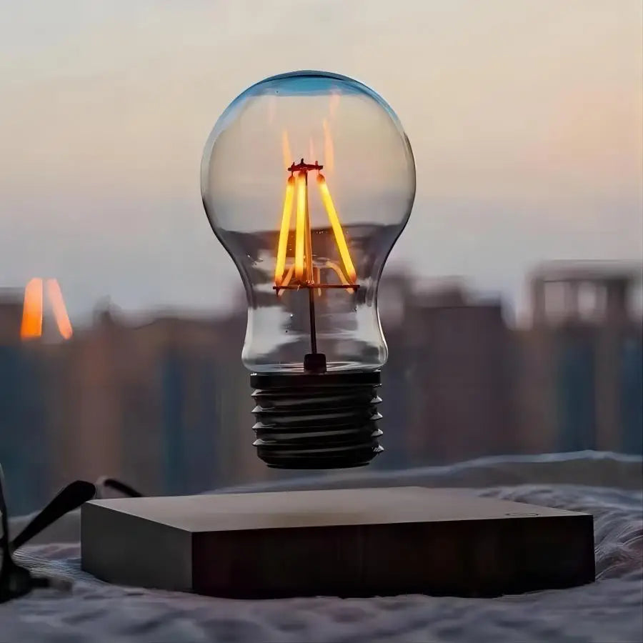 Plovoucí LED žárovková lampa LumaNova s dotykovým ovládáním, tříbarevné stmívatelné stolní světlo pro domácí kancelář | elesira