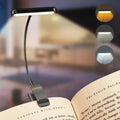 Allsidig oppladbar USB-leselampe med klemme - justerbar arm og 3 fargemoduser | elesira