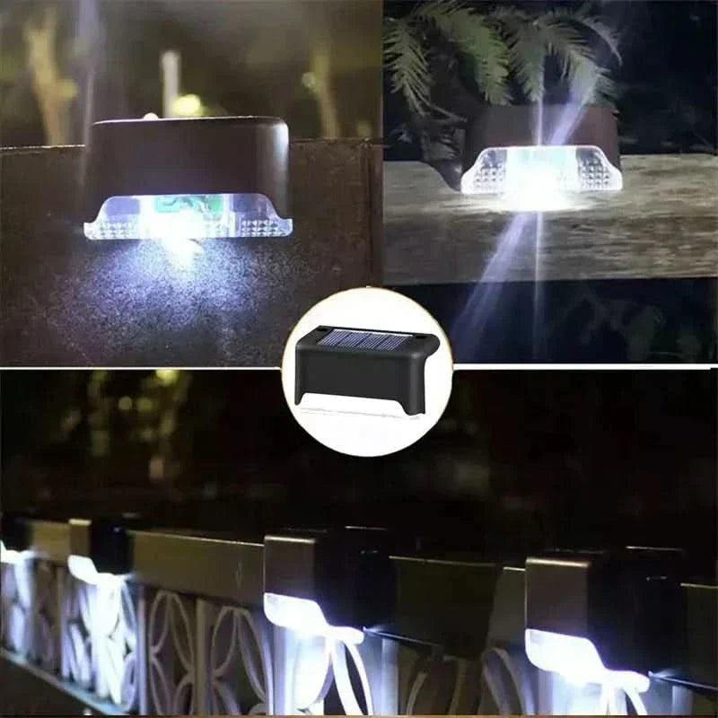 Ledtrapverlichting op zonne-energie voor buitendecoratie van de tuin | elesira