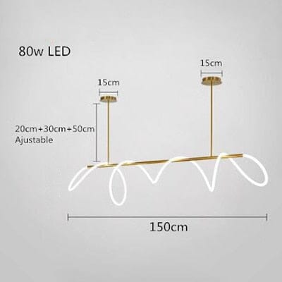 The Soran Swirl Chandelier | elesira