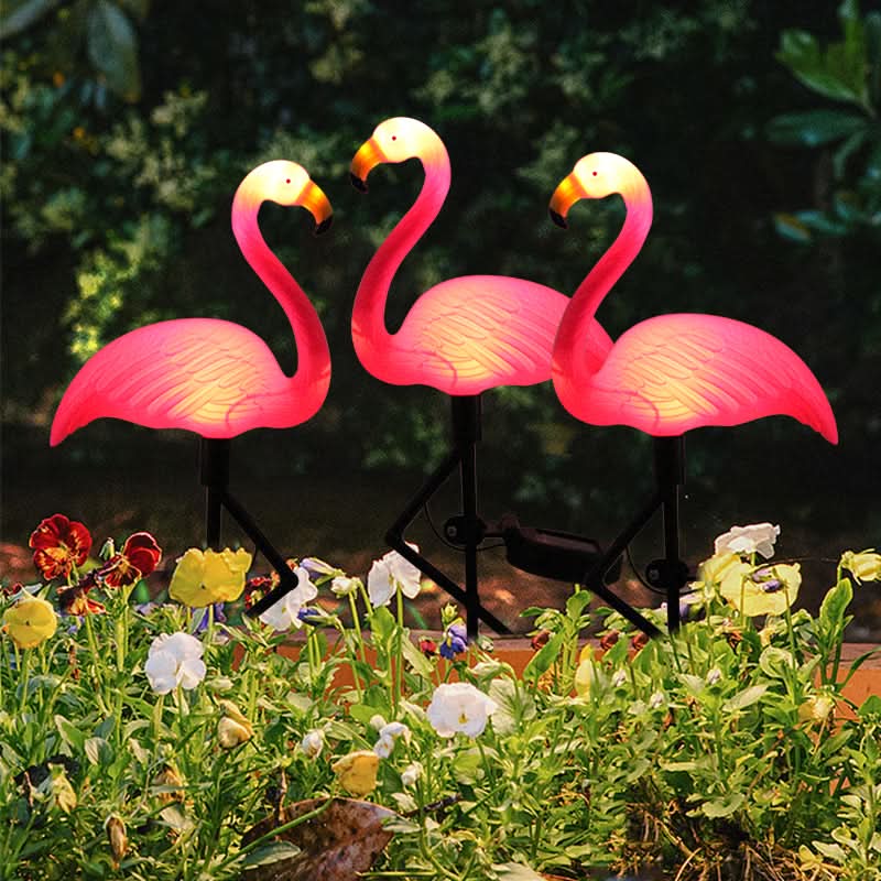 Solar Garden Light in Flamingo Design for Outdoor Decoration | elesira