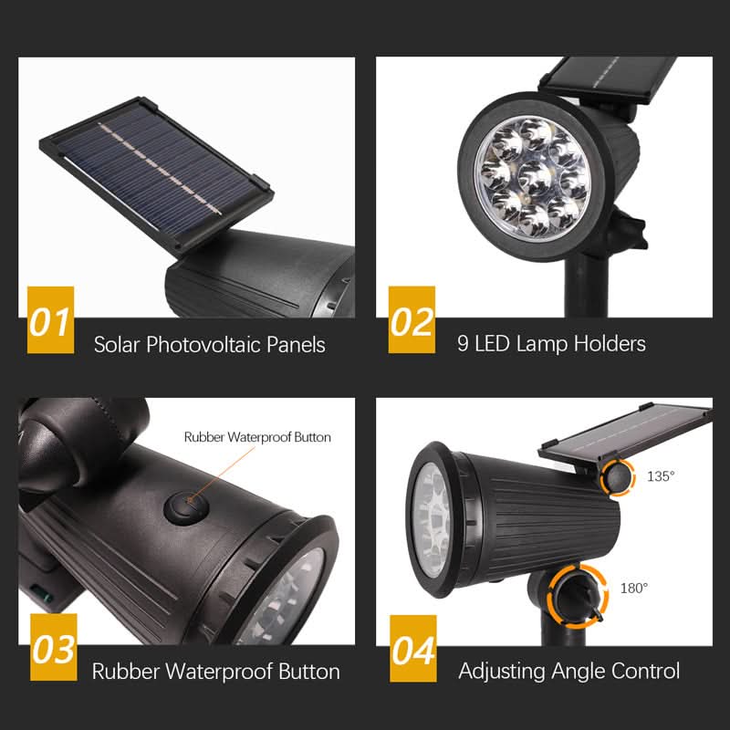 Luz solar de exterior para uma iluminação intensa | elesira