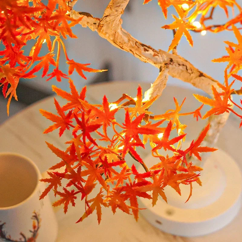 MapleGlow - LED Lamp Tree Maple Leaves | elesira
