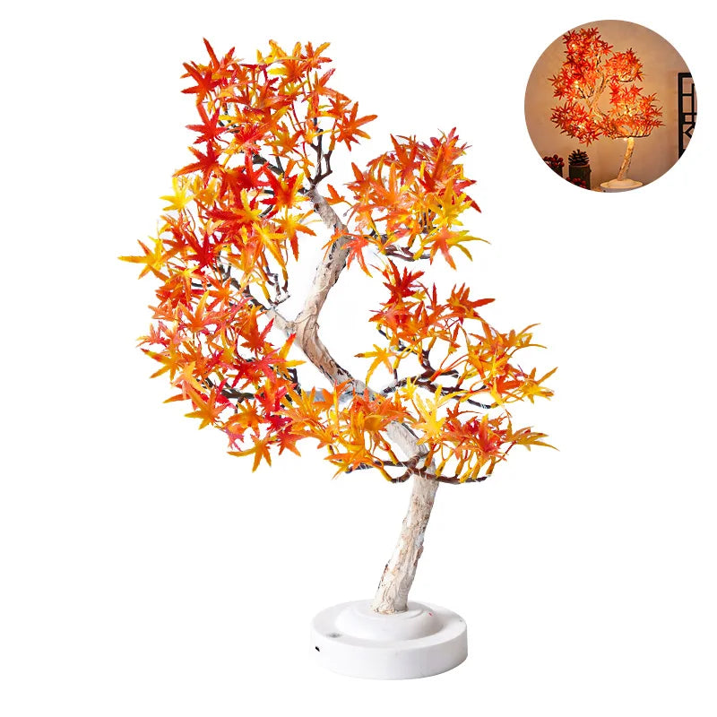 MapleGlow - LED Lamp Tree Maple Leaves | elesira