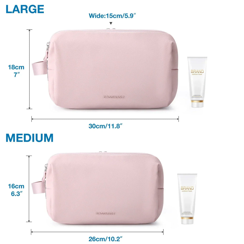 Organiseur de voyage étanche polyvalent pour articles de toilette et cosmétiques | elesira
