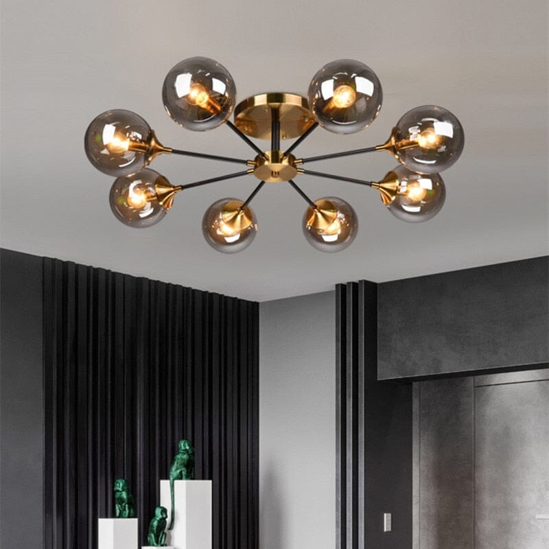 Jade Glass Ball Chandelier | elesira