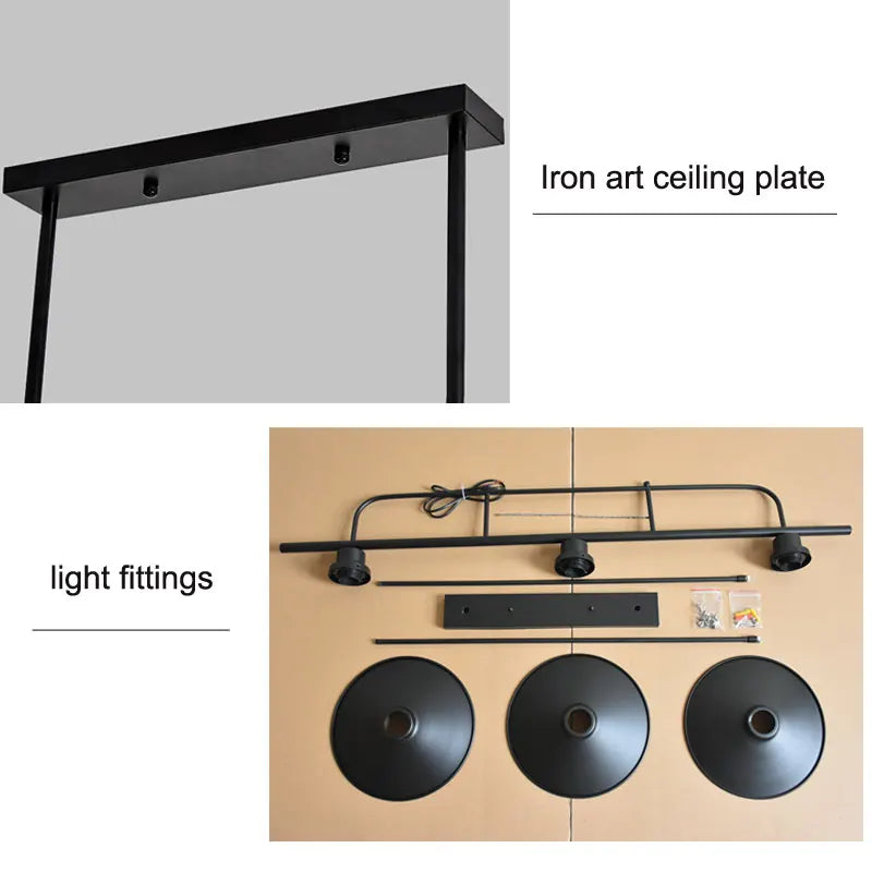 Jasper Retro Loft Chandelier | elesira