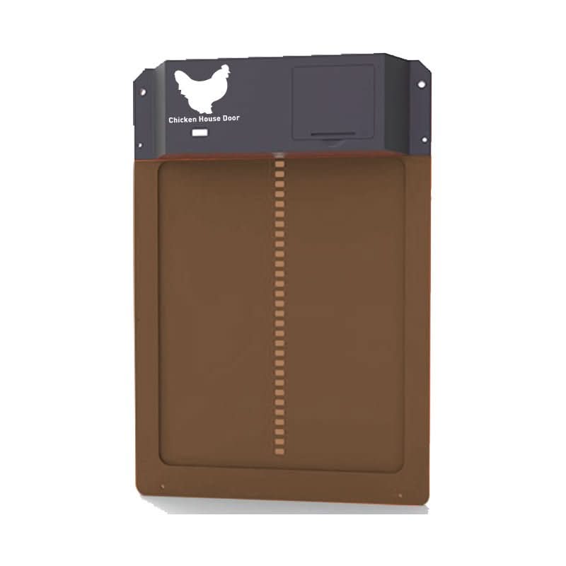 Smart Coop Guardian Door with Light Detection and Weather Shield | elesira