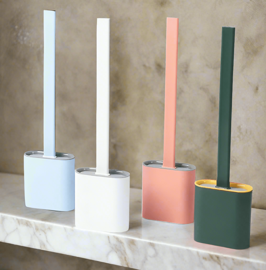 Scopino versatile in silicone per il WC, per un’igiene senza fatica | elesira