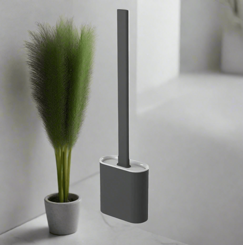 Scopino versatile in silicone per il WC, per un’igiene senza fatica | elesira
