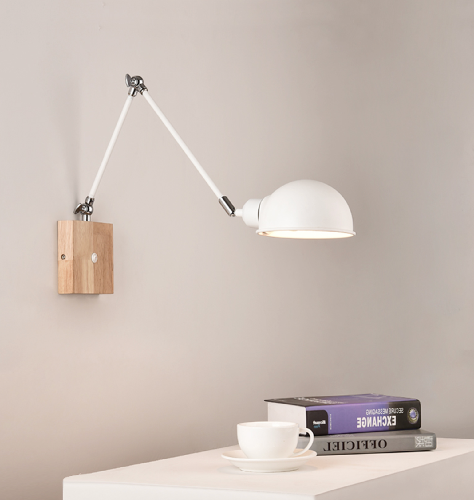 BTM Jeena -  Adjustable wooden Wall Lamps | elesira