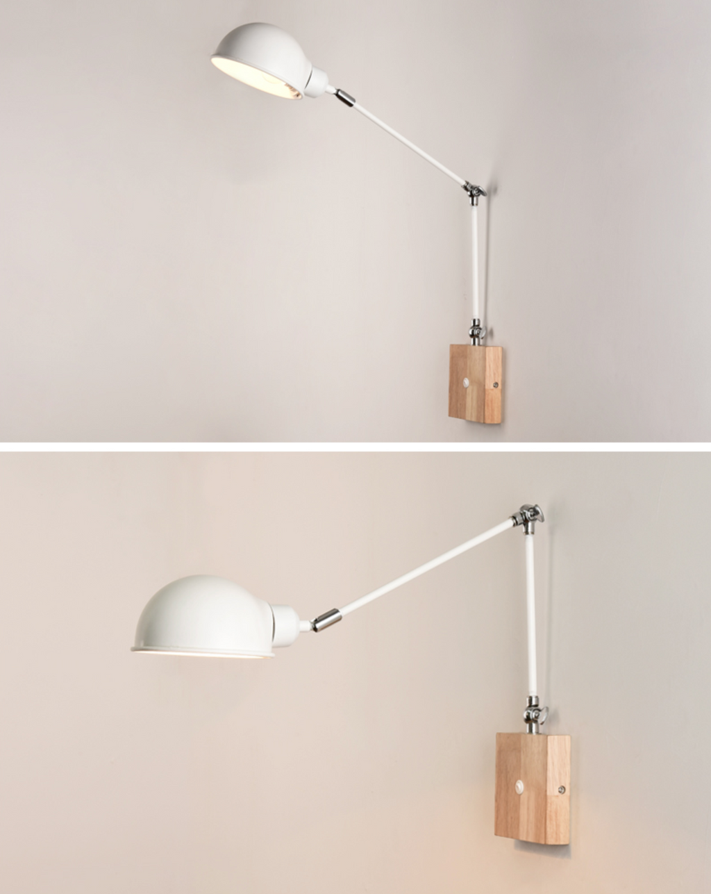 BTM Jeena -  Adjustable wooden Wall Lamps | elesira