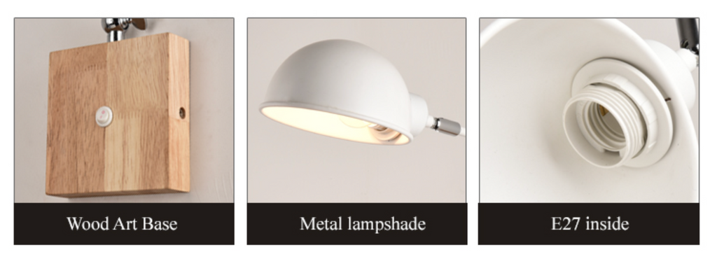 BTM Jeena -  Adjustable wooden Wall Lamps | elesira