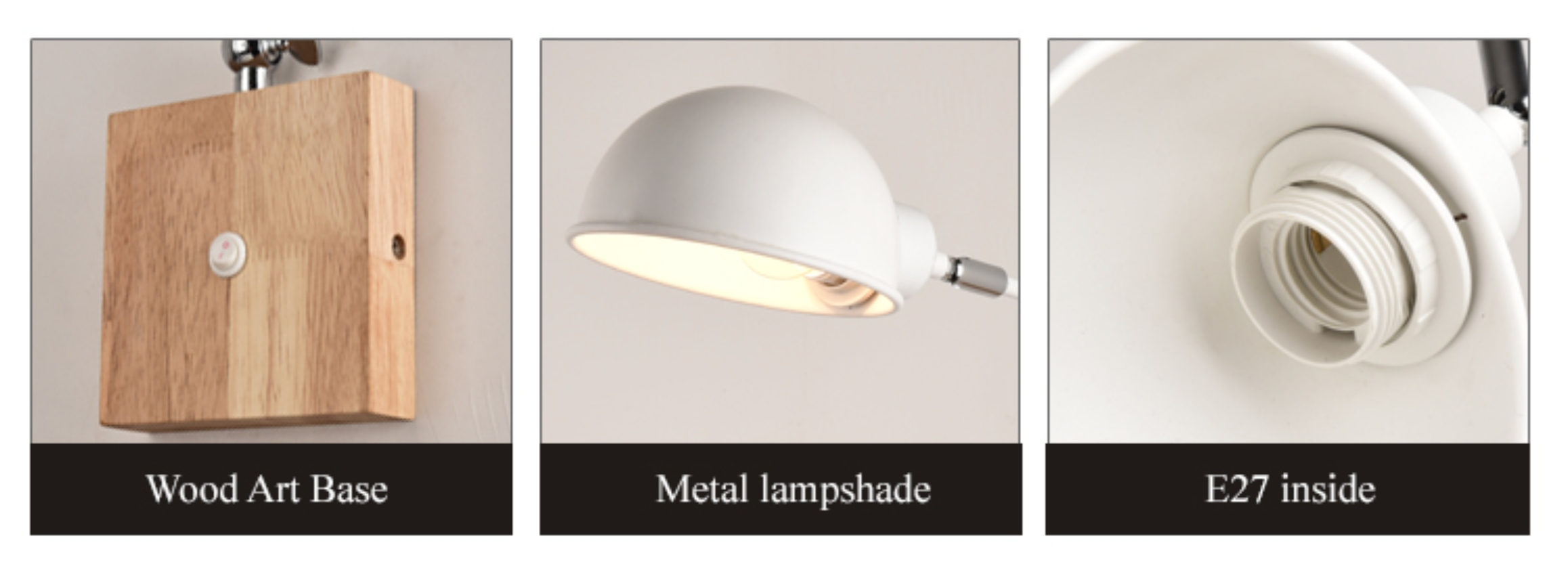 BTM Jeena -  Adjustable wooden Wall Lamps | elesira