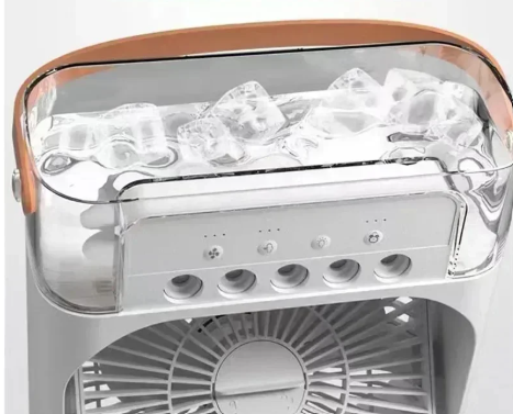 Versatile Desktop Air Cooler with Humidifier and LED Light | elesira