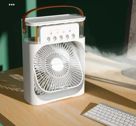 Versatile Desktop Air Cooler with Humidifier and LED Light | elesira