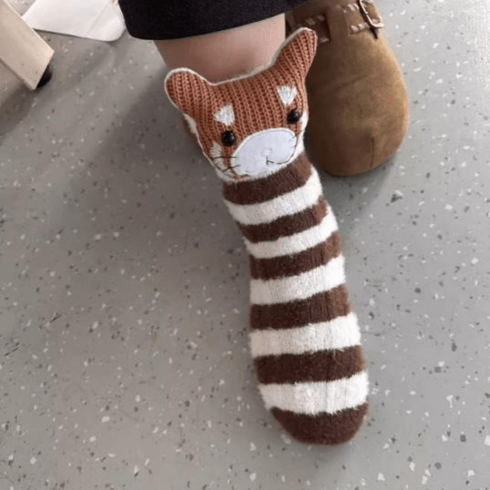 Snuggly Home Slippers with Charming 3D Animal Accents | elesira