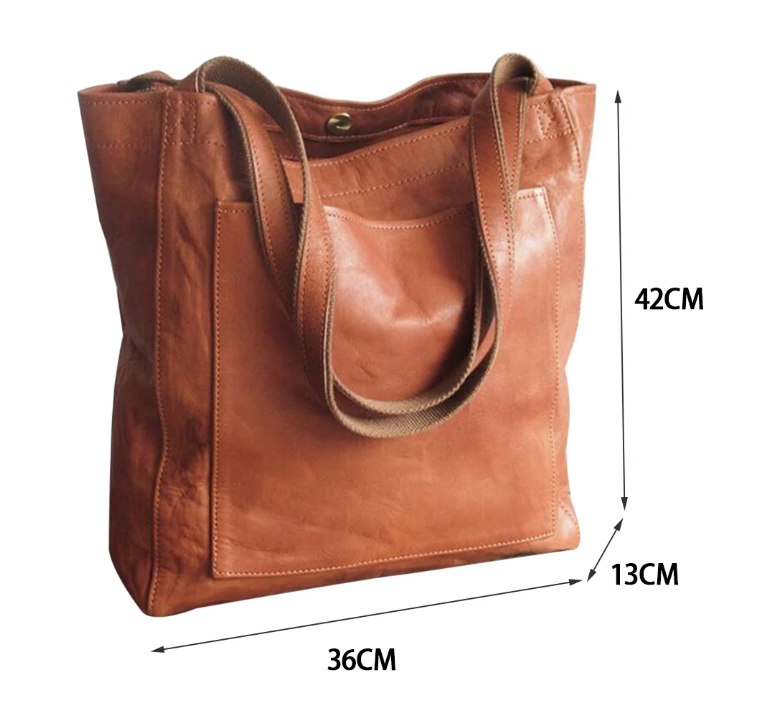 Vintage-Ledertasche für Laptops und alltägliche Aktivitäten | elesira