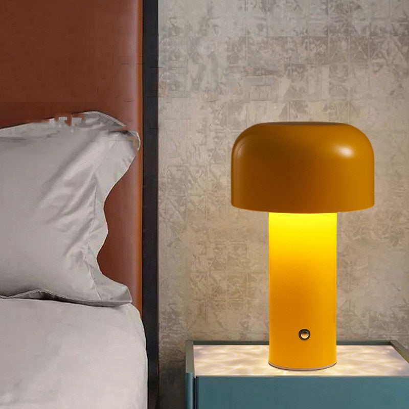 Stolní bezdrátová lampa ve tvaru houby v italském stylu | elesira
