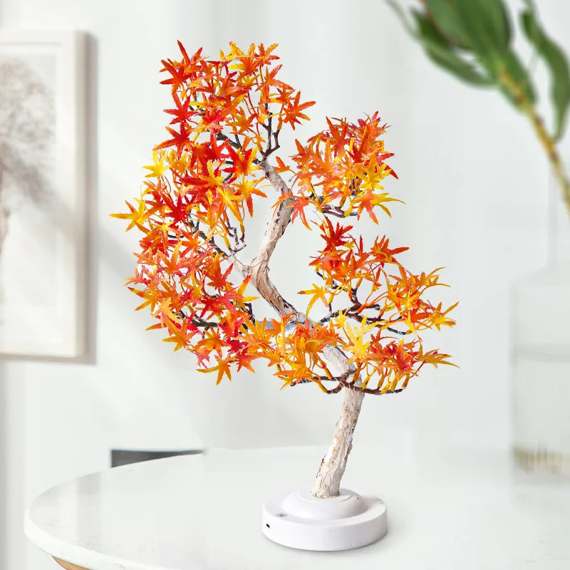 MapleGlow - LED Lamp Tree Maple Leaves | elesira