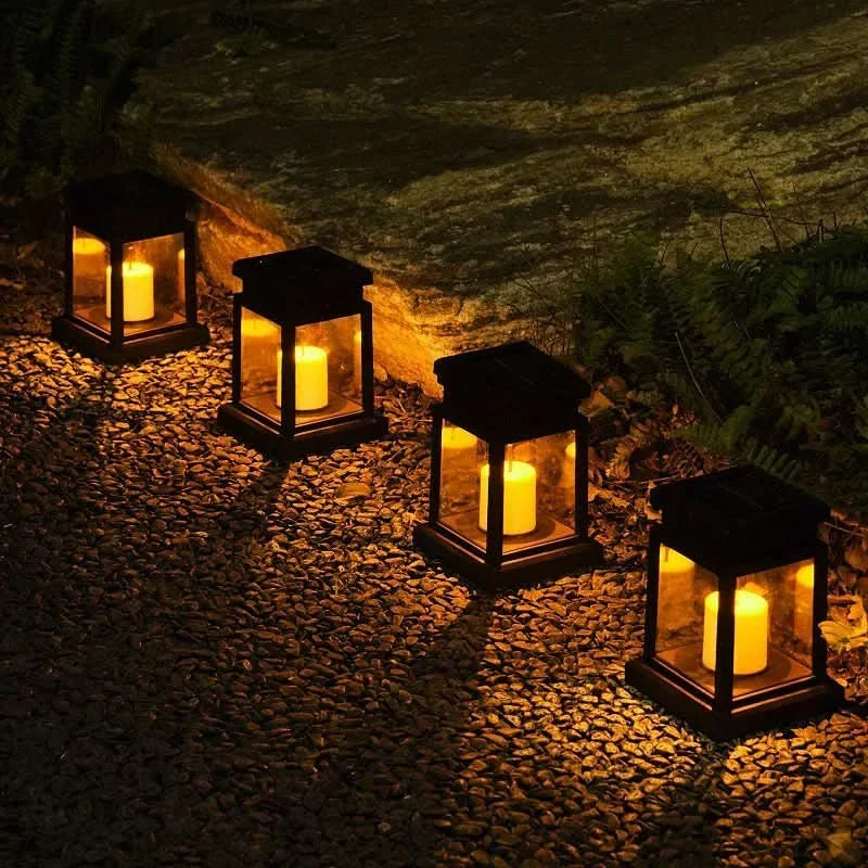 Solar Lantern Candle for Creating a Cozy Outdoor Atmosphere | elesira