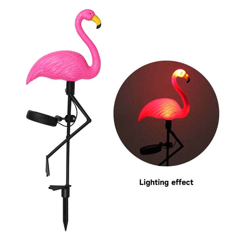 Solar Garden Light in Flamingo Design for Outdoor Decoration | elesira