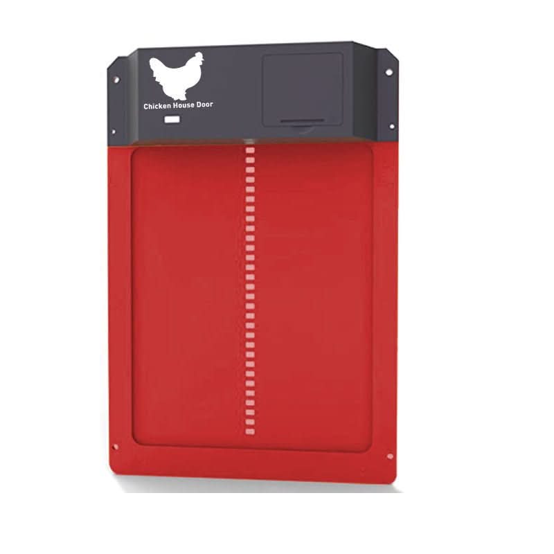 Smart Coop Guardian Door with Light Detection and Weather Shield | elesira