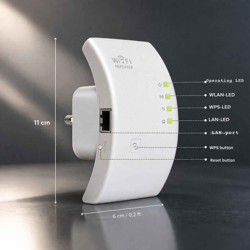 WiFi Range Extender - Easy Plug and Play Setup - Increased Coverage | elesira