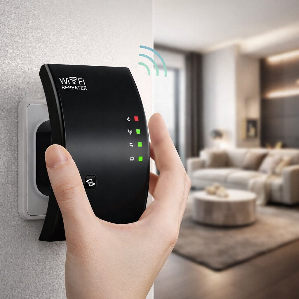 WiFi Range Extender - Easy Plug and Play Setup - Increased Coverage | elesira