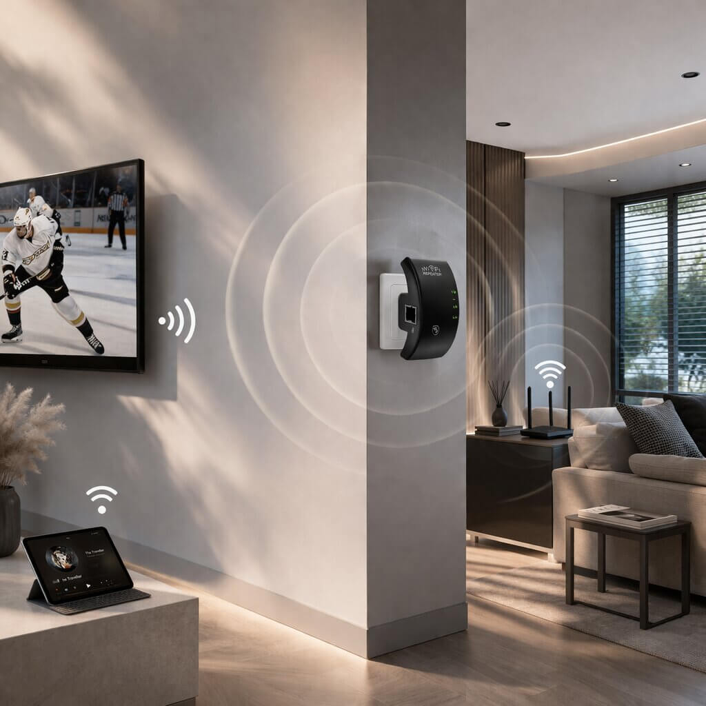 WiFi Range Extender - Easy Plug and Play Setup - Increased Coverage | elesira