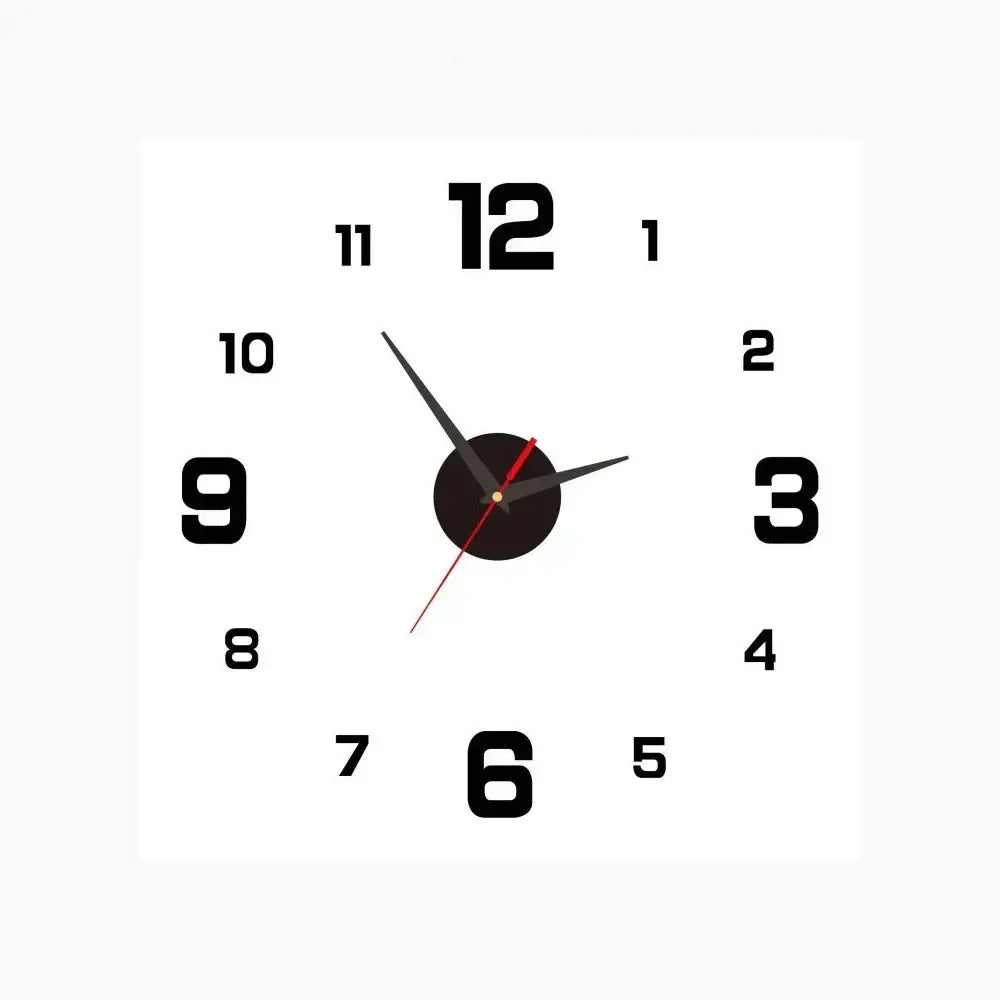 Whispering Elegance: Non-Ticking Wall Clock for Tranquil Spaces | elesira