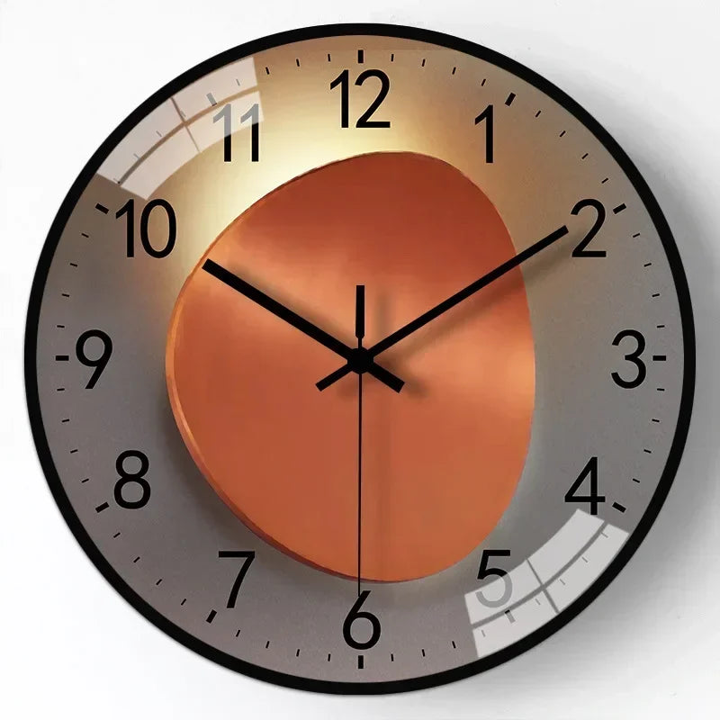 Whispering Elegance: Non-Ticking Wall Clock for Tranquil Spaces | elesira