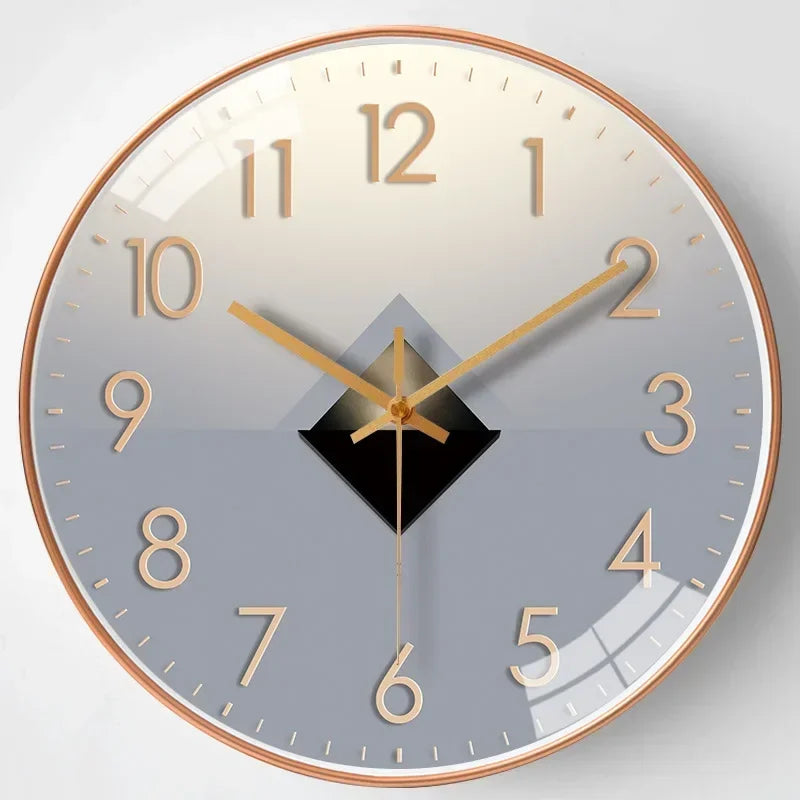 Whispering Elegance: Non-Ticking Wall Clock for Tranquil Spaces | elesira