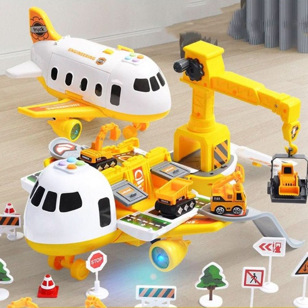 Skyward Journey Play Set with Aircraft & Vehicles for Young Explorers | elesira